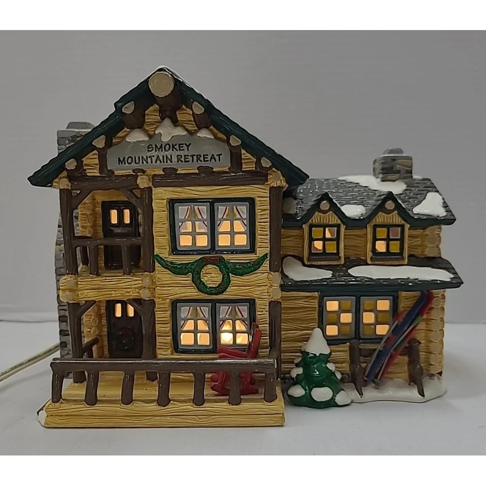 Department 56 The Original Snow Village Smokey Mountain Retreat Lighted